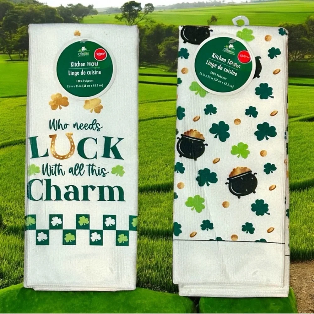 ST. PATRICK'S DAY KITCHEN TOWEL SET
